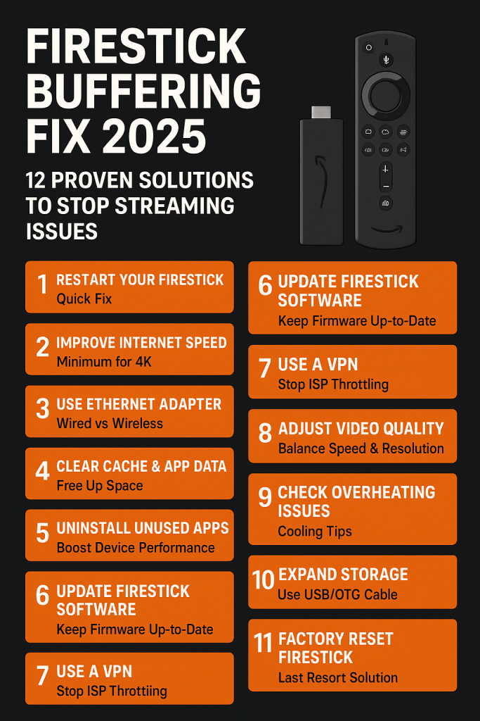 Firestick Buffering Fix 2025