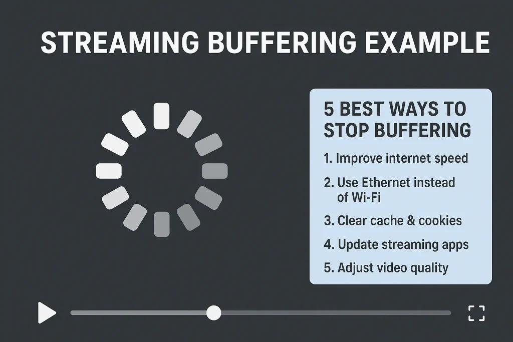 streaming buffering example and solutions